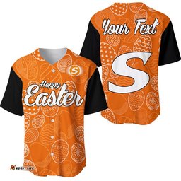 Custom Personalised Perth Scorchers Cricket Happy Easter Day Baseball Jersey Shirt Simple Style