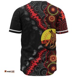 Amazing Aussie Indigenous Australian Aboriginal Didgeridoo Sunset Dreaming Baseball Shirt