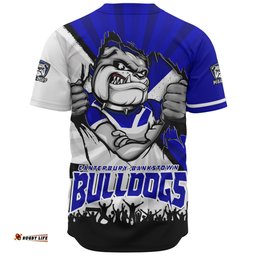 Amazing Aussie Canterbury Bankstown Bulldogs Fearless Soul Series Baseball Shirt