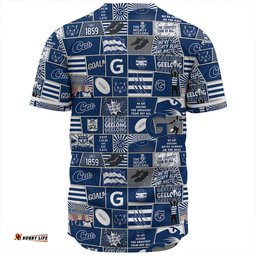 Amazing Aussie Geelong Cats Legacy Of The Pride Comic Style Baseball Shirt
