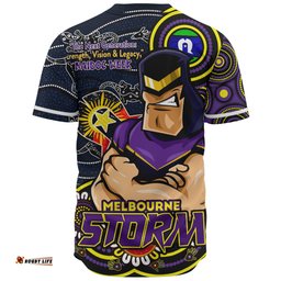 Amazing Aussie Melbourne Storm Spirit Of NAIDOC Series Baseball Shirt