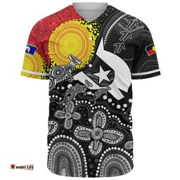Amazing Aussie Indigenous Australian Aboriginal Journey Of Generations NAIDOC Edition Baseball Shirt