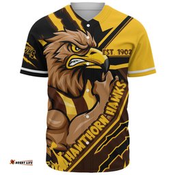 Amazing Aussie Hawthorn Battlefield Glory Gear Baseball Shirt