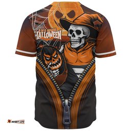 Amazing Aussie GWS GIANTS Halloween Night Reaper Zipper Baseball Shirt