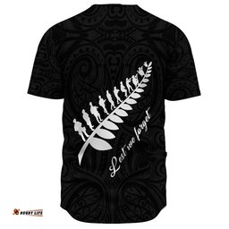 Anzac Fern Lest We Forget Baseball Jersey Shirt