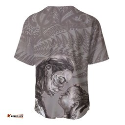 New Zealand Mother's Day Baseball Jersey Shirt Maori Mo Toku Mama Silver Fern