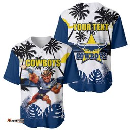 NRL Cowboys Baseball Jersey Shirt Summer Vibe Style