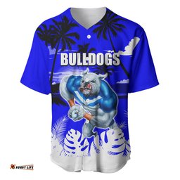 NRL Bulldogs Baseball Jersey Shirt Summer Vibe Style
