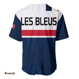 France Rugby 7s Le XV de France Baseball Jersey Shirt