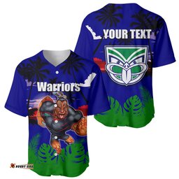 NRL Warriors Baseball Jersey Shirt Summer Vibe Style