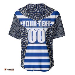AFL North Baseball Jersey Shirt Mix Dot Aboriginal