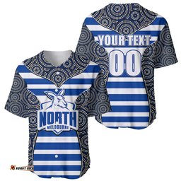 AFL North Baseball Jersey Shirt Mix Dot Aboriginal