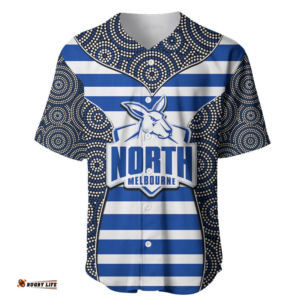 AFL North Baseball Jersey Shirt Mix Dot Aboriginal