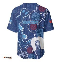 NAIDOC Week Baseball Jersey Shirt NSW Blues Platypus