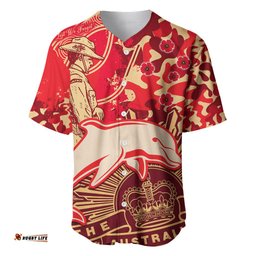 NRL ANZAC Dolphins Baseball Jersey Shirt Camouflage 02