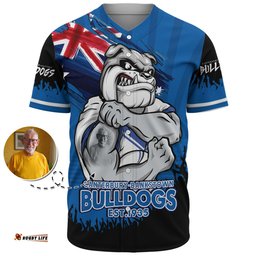 Amazing Aussie Canterbury Bankstown Bulldogs Heart Of A Fighter Tough And Fearless Baseball Shirt
