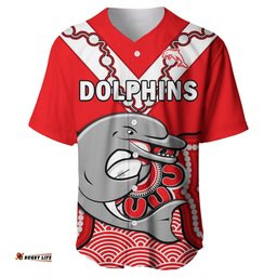 Custom Text And Number Dolphins Rugby Baseball Jersey Shirt Indigenous Black Artsy