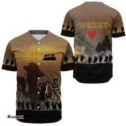Anzac Day Keep The Spirit Alive Baseball Jersey Shirt