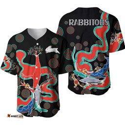 Rabbitohs Baseball Jersey Shirt Go The Bunnies Aboriginal