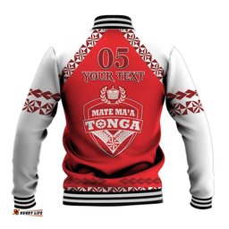 Custom Tonga Mate Maa Rugby Baseball Jacket Go Champions