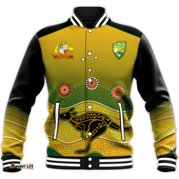 Cricket Australia Baseball Jacket Indigenous Kangaroo