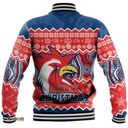 Sydney Aboriginal Roosters Christmas Vibe Baseball Jacket