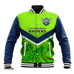 Personalised Raiders Rugby Baseball Jacket Canberra 1981 Sporty Style