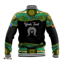 Custom Personalised Naidoc Heal Country Baseball Jacket Map Australia