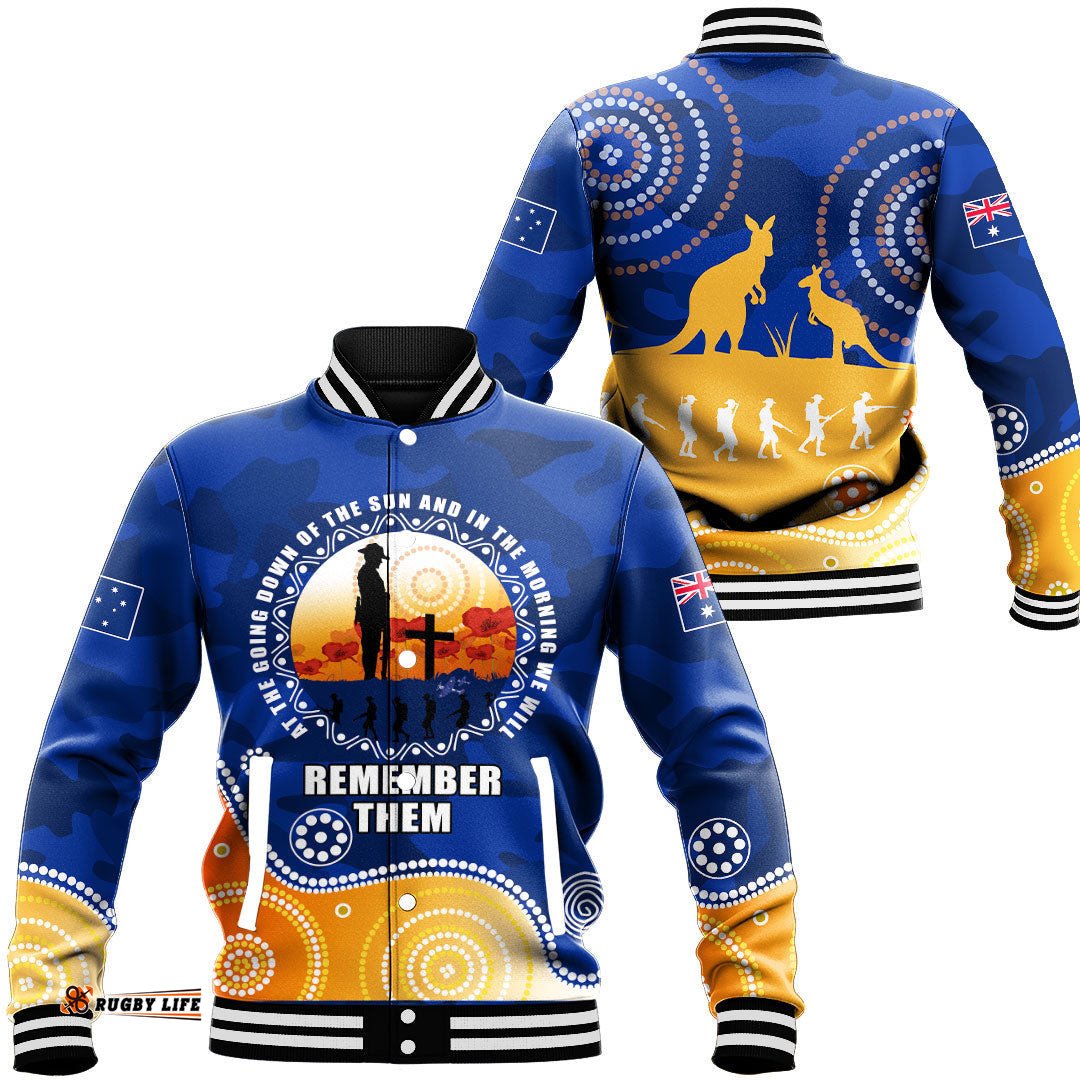 Vibe Hoodie Clothing - Australia Anzac Camouflage Vitality Baseball Jacket