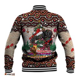 Penrith Panthers Christmas Baseball Jacket Rugby Australia Mascot DT02