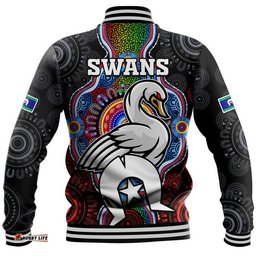 Swans Football NAIDOC Week Baseball Jacket Indigenous