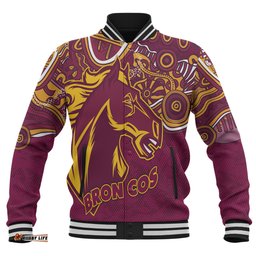 Broncos Rugby Baseball Jacket - Custom Super Indigenous Broncos Jacket