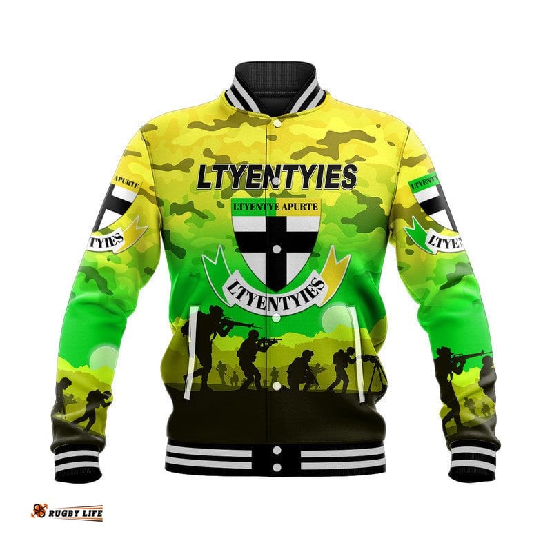 Ltyentye Apurte ANZAC Baseball Jacket Simple Style - Ltyentyies