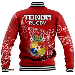 Tonga Mate Ma'a Rugby Kupesi Baseball Jacket