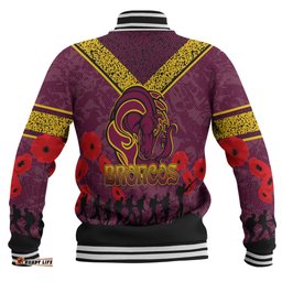 Broncos Rugby Baseball Jacket - Custom Anzac Broncos Jacket