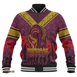 Broncos Rugby Baseball Jacket - Custom Anzac Broncos Jacket