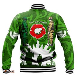 Vibe Hoodie Clothing - Custom New Zealand Anzac Walking In The Sun Baseball Jacket