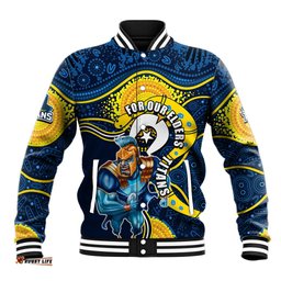 Titans Mascot NRL Baseball Jacket NAIDOC