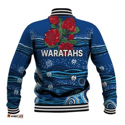 NSW Waratahs Rugby Baseball Jacket Aboriginal Indigenous