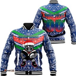 Vibe Hoodie Clothing - New Zealand Warriors Christmas Baseball Jackets