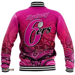 Sydney Sixers Indigenous Aboriginal Arts Baseball Jacket