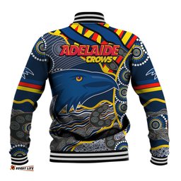 The Crows Football Baseball Jacket Adelaide Be Unique Aboriginal Dots