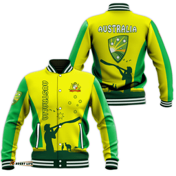 Cricket Australia Baseball Jacket Aboriginal My Life