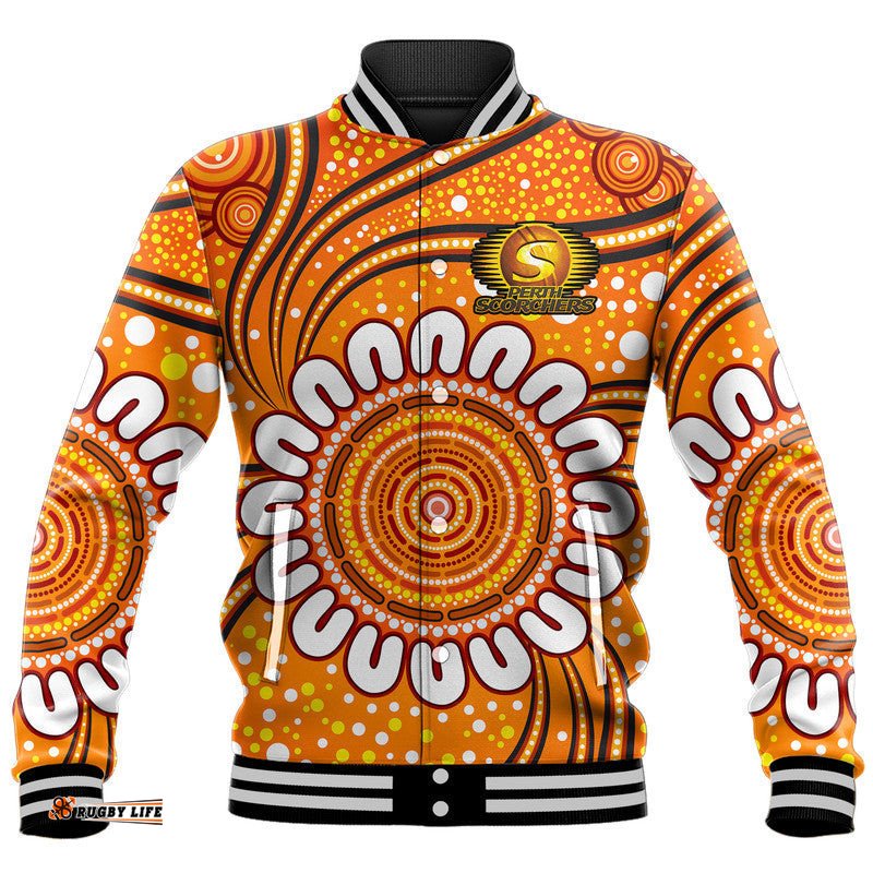 Perth Scorchers Cricket Baseball Jacket Aboriginal
