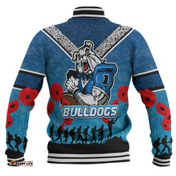 Bulldogs Rugby Baseball Jacket - Custom Anzac Bulldogs Jacket