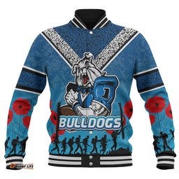 Bulldogs Rugby Baseball Jacket - Custom Anzac Bulldogs Jacket
