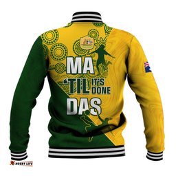 Matildas Soccer Baseball Jacket Australian Indigenous National Color