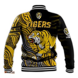 Richmond Football Baseball Jacket Aboriginal Go The Tigers Premiers