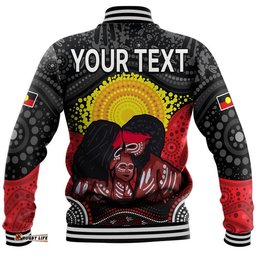 Custom Personalised Australia Indigenous Aboriginal Family Baseball Jacket