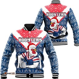 Vibe Hoodie Clothing - Sydney Roosters Christmas Baseball Jackets